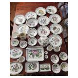 Aprox 33pcs 1972 Portmeirion Botanic Garden dish s