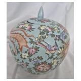 Chinese pastel porcelain ginger jar