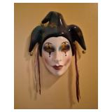 Vtg Clay Art of San Francisco ceramic jester mask