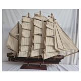 Wooden model of the HMS Bounty from 1787