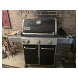 Weber Gas grill Genesis with grilling tools