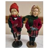 Heritage Signature style Christmas Caroler Dolls
