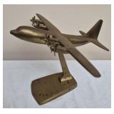 brass airplane replica LockheedC-130 Hercules