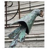 BronzeBill Rutherford hanging parrot signed