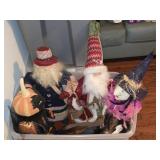 Lot ofn4 Large Halloween & Christmas Decor