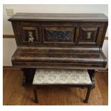 Antique Crane & Sons upright piano
