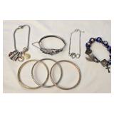 Lot of 7 Sterling Silver Bracelets
