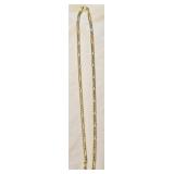 18k Yellow Gold Figaro Necklace 11.8 grams