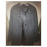 Pamela McCoy denim ladies coat size large