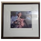 Signed Framed C. Michael Dudash print of BB KING