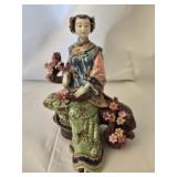 Made in Korea Shiwan style art pottery figurine