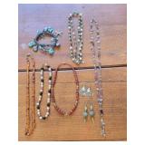 Estate Lot of Misc Beaded Costume Jewelry