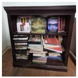 Book shelf including books