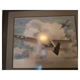 Wade Meyers signed print one man Air Force
