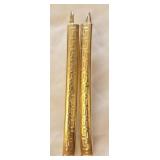 14k Yellow Gold Greek Pattern Earrings 6.35 g