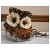 Handcrafted owl figurine