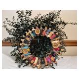 Hand made folk art & wreath