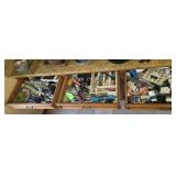 3 Kitchen Drawers of Misc Utensils Household Items
