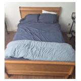 Bed with footboard and headboard