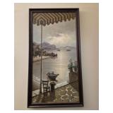RARE Framed canvas painting by Sung Sam Park