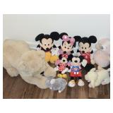 Mickey & Minnie Mouse & Misc Stuffed Animals