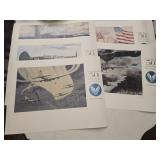 Lot of 5 50th anniversary WWII prints