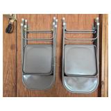4 metal chair