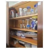 Estate lot of containers and jars