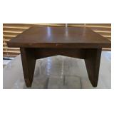Wood step stool