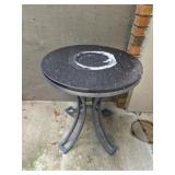 Marble top outdoors round table HEAVY