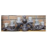 Plastic 6 candle candle holder