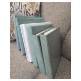 Lot of homemade cookbooks