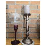 Lot of 2 candle holders