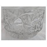 Crystal glass bowl