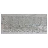 12pcs Vintage Anchor Hocking Wexford style goblets