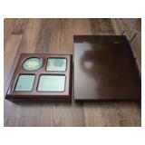 Lot of 2 wood boxes