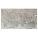 Pair of Crystal Candlestick Holders