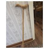 Vintage wood walking stick