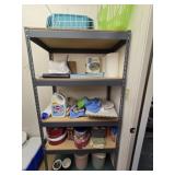 Heavy Duty Storage Shelf With Contents