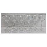 13 Mikasa Briarcliffe crystal glasses