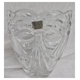 Mikasa crystal vase