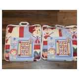 Lot of 2 Raggedy Ann & Andy Quilts