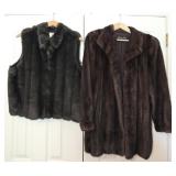 Henig Fur & Drapers & Damon's Petite Jacket & Vest