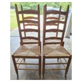 4 wooden chairs