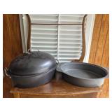 2 roasting pans