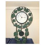 Metal Foliage Ingraham Wall Clock