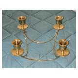 Decorative Metal Brass 4 Candlestick Holder