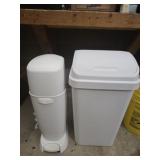 Trashcan and diaper genie
