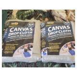 Lot of 2 Brand New Pro Line Canvas Drop Cloths