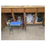 Estate lot of hardware, baskets, and more